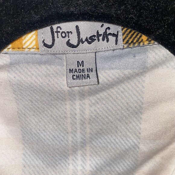 new Justify Women western Plaid shirt dress Button Roll Tab country nashville - Picture 8 of 10